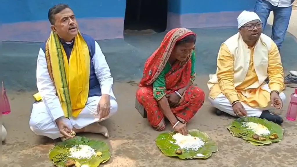 মকর পরবে জঙ্গলমহলে উৎসব, লোধা-শবরদের সঙ্গে Suvendu Adhikari 1 InShot 20260114 190723911