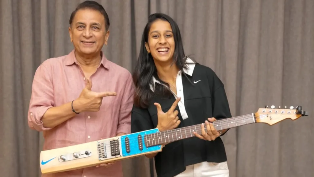 Jemimah Rodrigues Bat Guitar