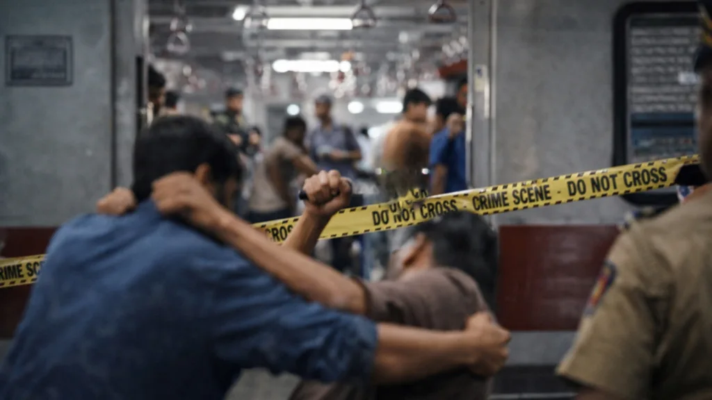 Mumbai professor murder railway station