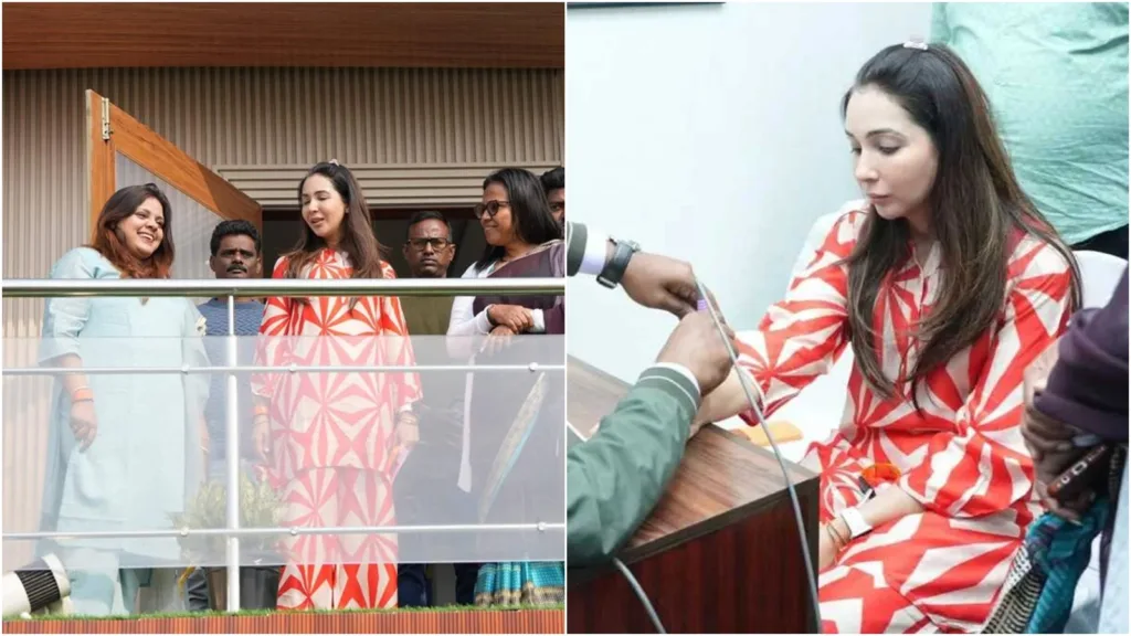 Rujira Banerjee: সেবাশ্রয়ে অভিষেক পত্নী রুজিরা, করালেন স্বাস্থ্যপরীক্ষা 1 rujira banerjee