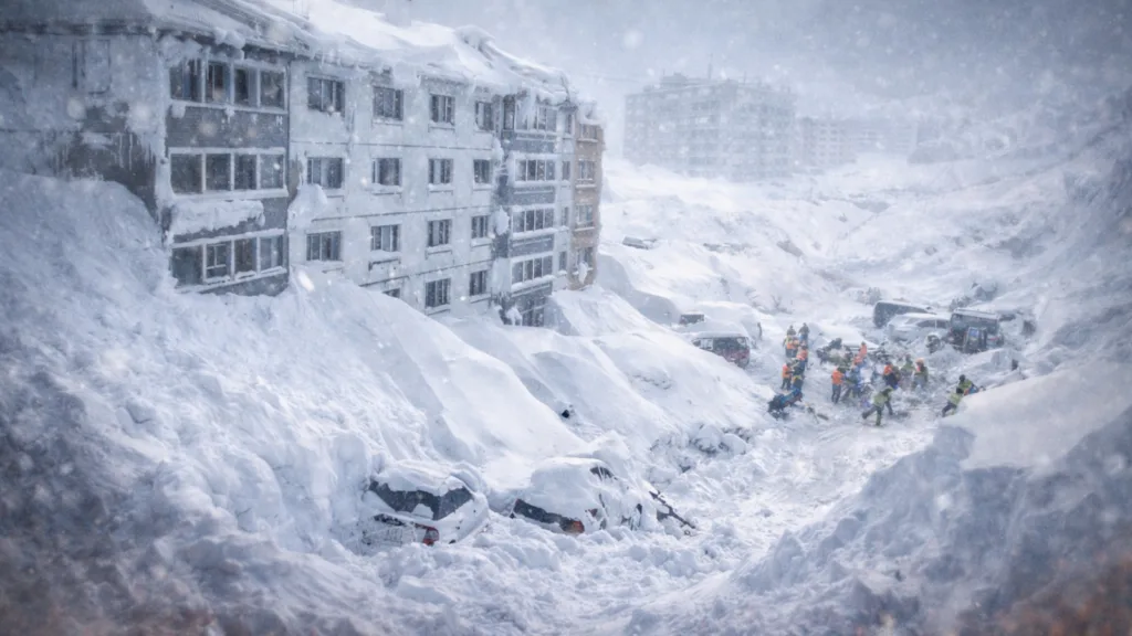 russia snowfall news
