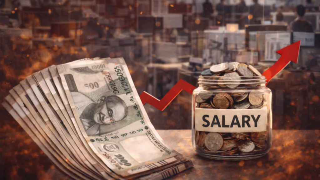 Salary hike 2026: দেশে বিপুল বেতন বাড়ছে প্রাইভেট কর্মীদের, আপনি পাবেন ইনক্রিমেন্ট? 1 Salary hike 2026