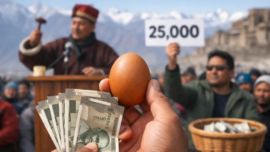 Egg Auction for Iran