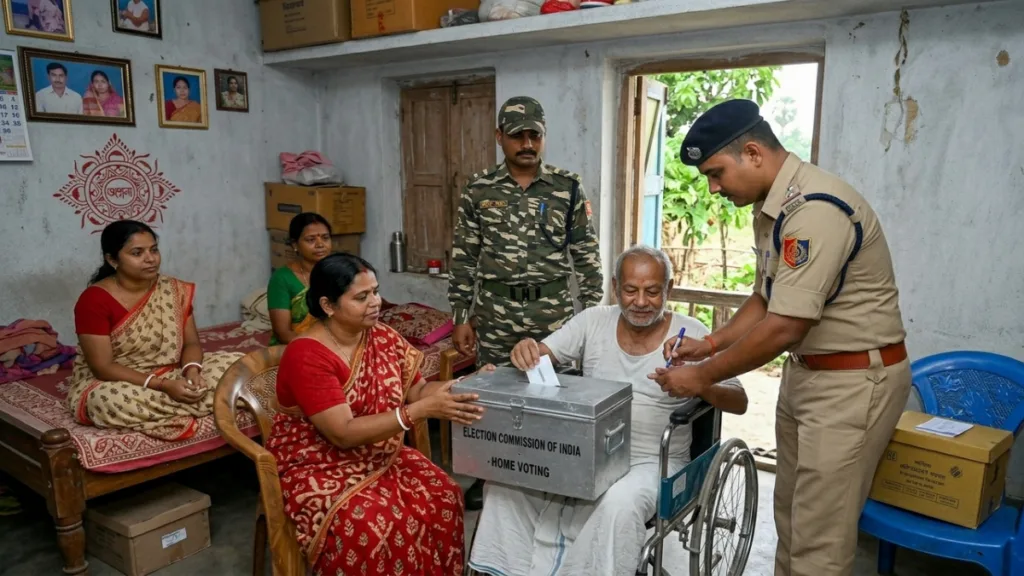 Home Voting In West Bengal