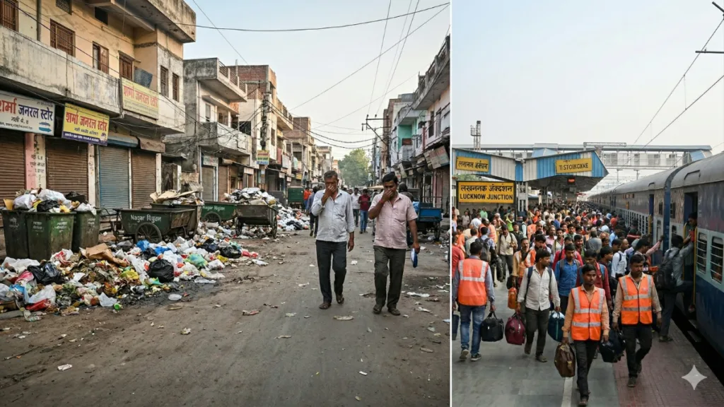 Sanitation Crisis In Lucknow