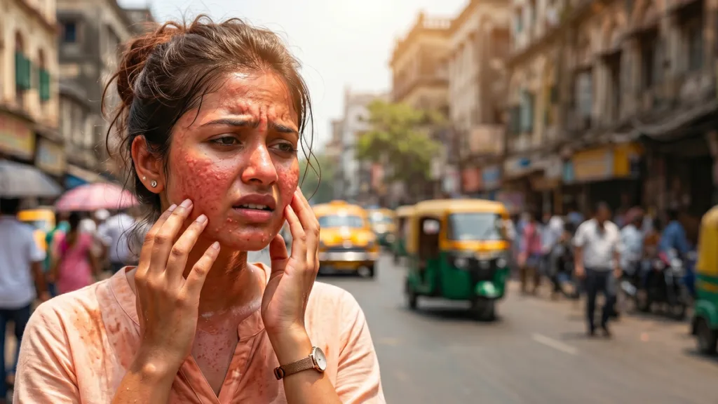 Concerned woman in busy street
Summer Health Care Guide 2