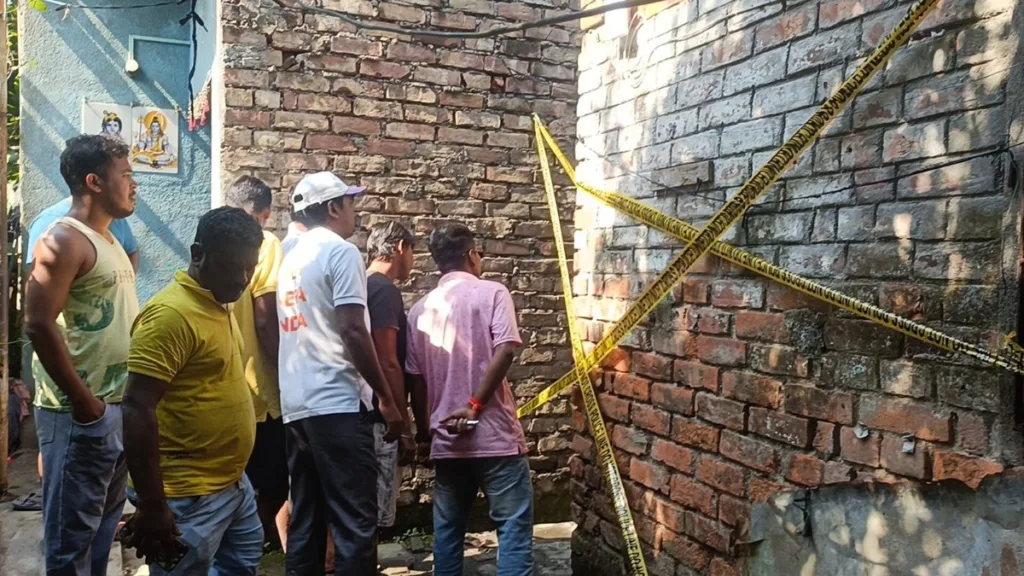 Fire at BJP Workers House