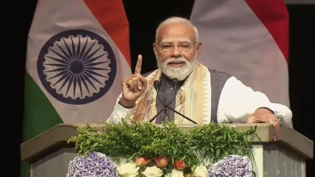 PM Narendra Modi Warning