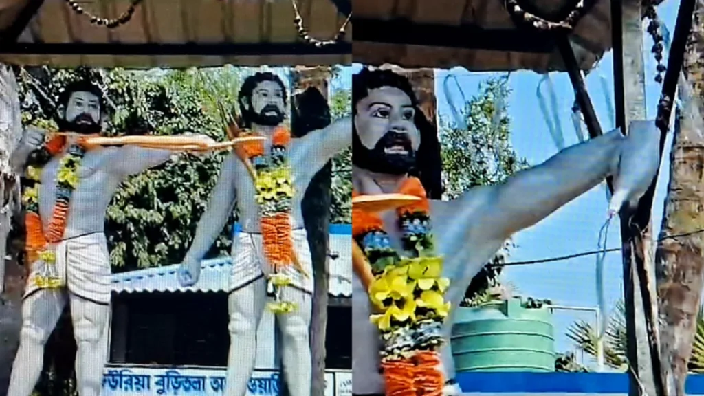 Sidhu Kanhu Statue Vandalism