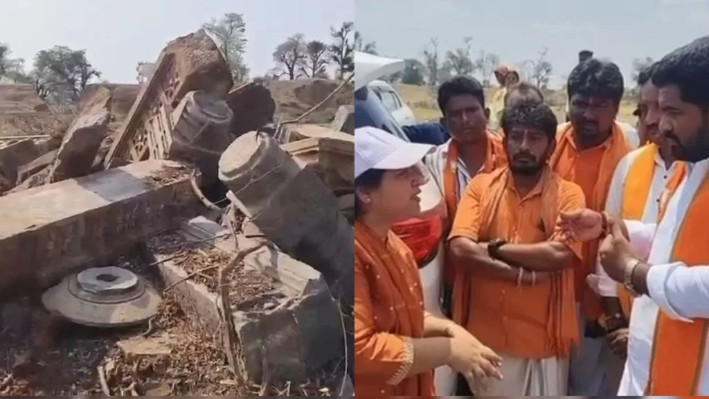 Telengana Shiv Temple Demolished