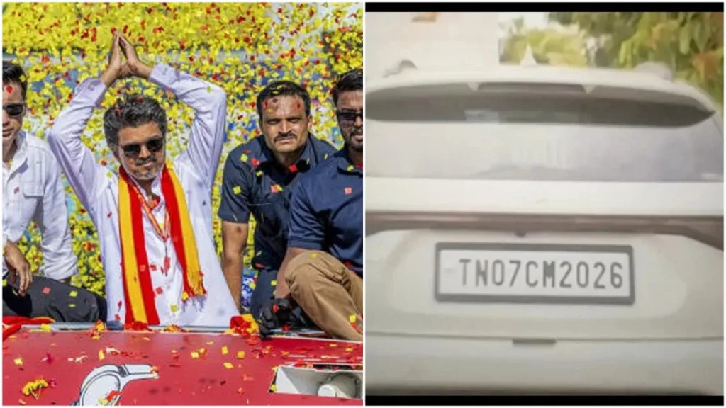 Vijay Car Number In GOAT movie