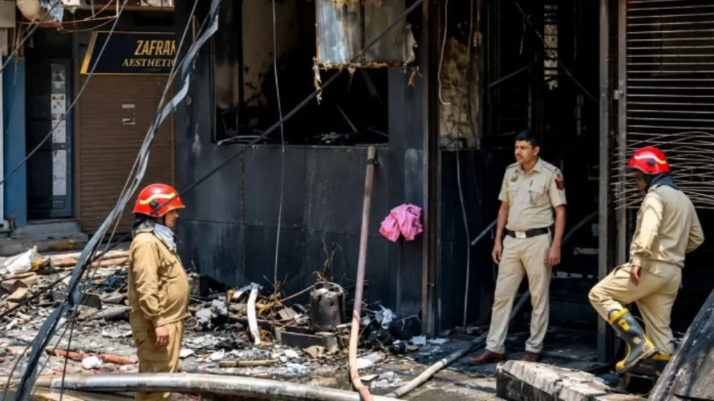 Delhi Hotel Fire