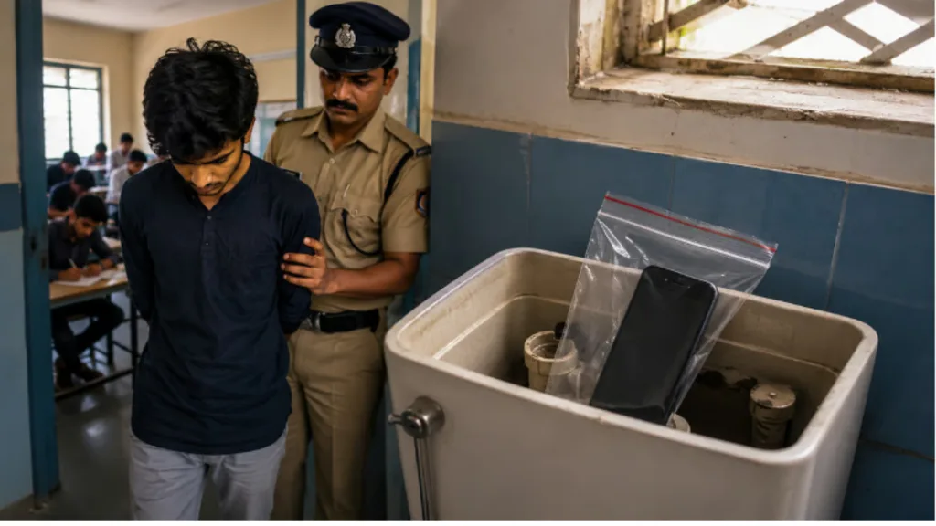 বাথরুমের ফ্ল্যাশে মোবাইল! পরীক্ষা চলাকালীন গ্রেফতার NEET পরীক্ষার্থী 2 NEET UG 2026