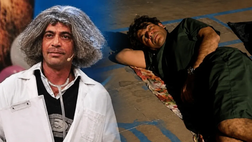 গঙ্গার ঘাটে চাদর পেতে শুয়ে সুনীল গ্রোভার, আচমকা কী হলো? 1 Sunil Grover