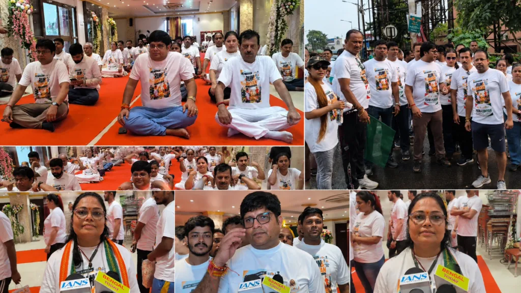 ২.৫ কিমি দৌড় থেকে মেডিটেশন, যোগ দিবসের আগে অনন্য উদ্যোগ নরেন্দ্রপুরে 1 Yoga Day Celebration