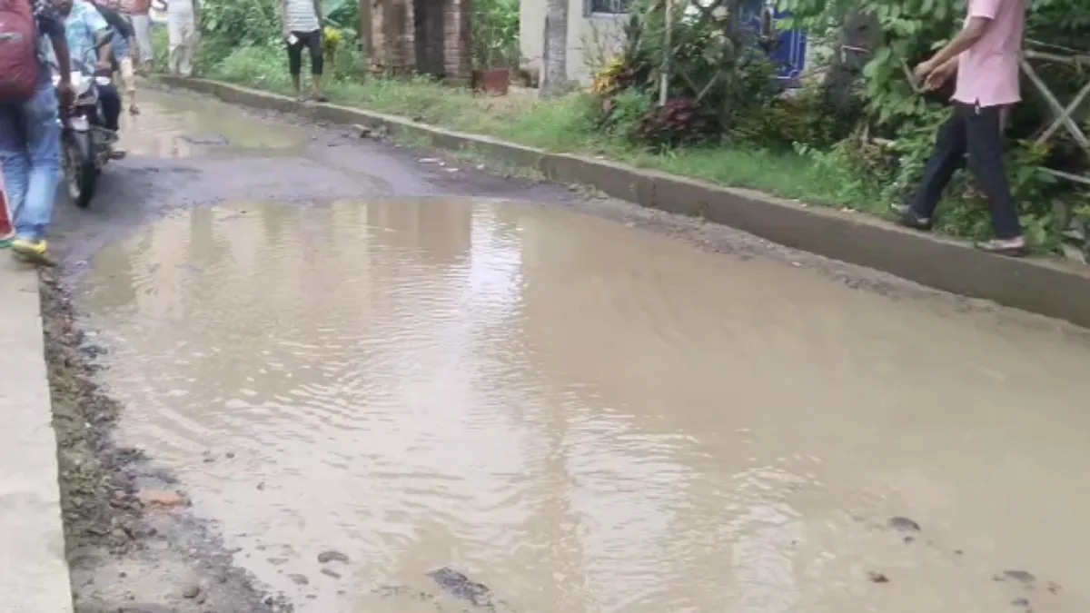 waterlogged streets