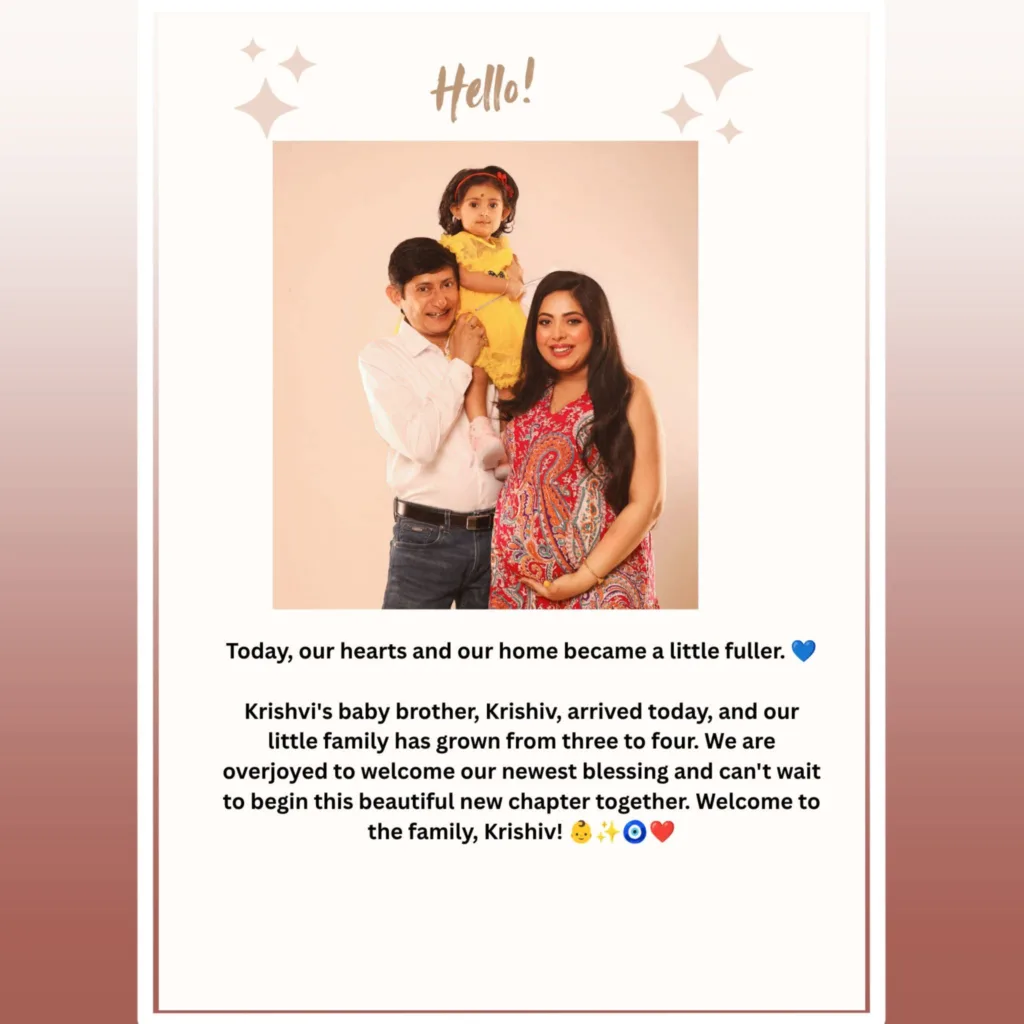 মেয়ের পর এবার ছেলে, দ্বিতীয় সন্তানের জন্মের সুখবর দিলেন কাঞ্চন-শ্রীময়ী 1 1001040655 1