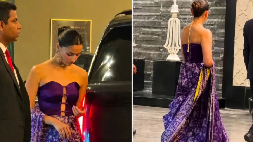Alia Bhatt Saree Look