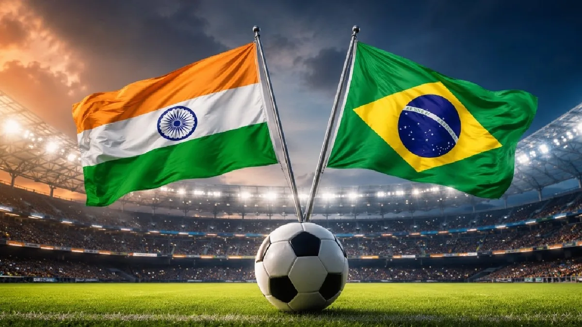 Brazil Team at Kolkata