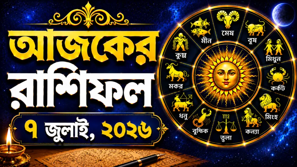 কন্যা রাশির অর্থলাভ, বাকিদের ভাগ্যে কী? জেনে নিন আজকের রাশিফল 1 Daily Horoscope 7th July 2026