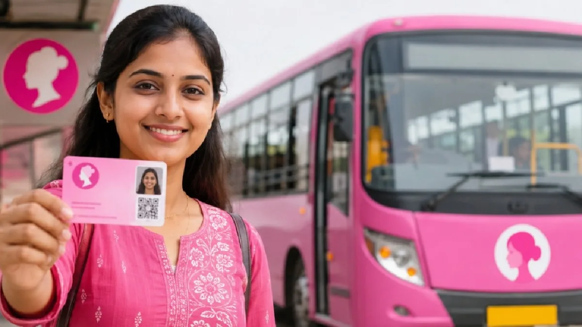 Free Bus Travel Pink Card