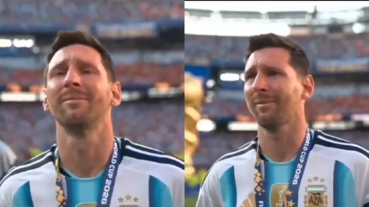 Lionel Messi Crying