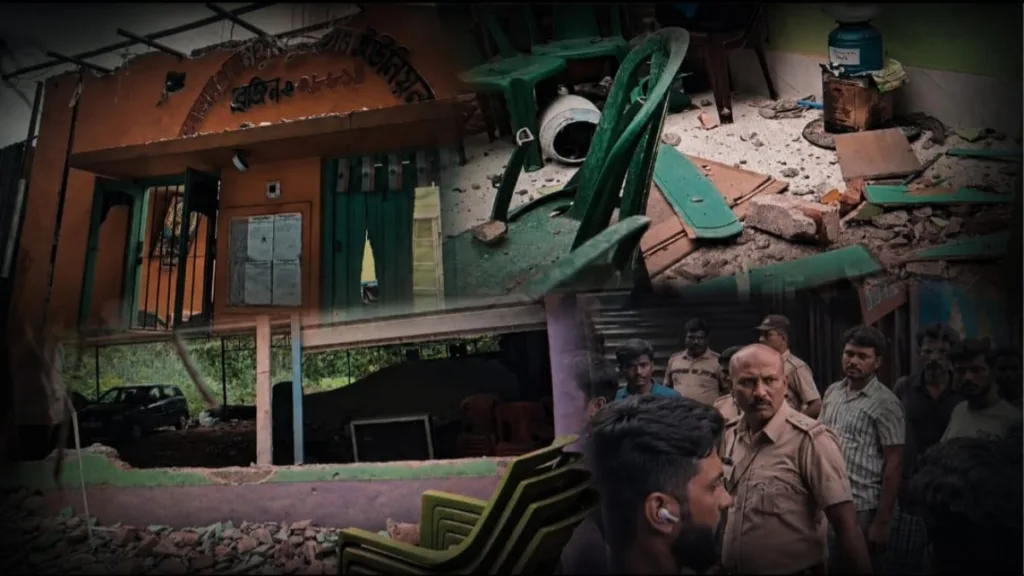 রাতে ভাঙচুর ভ্যান ইউনিয়নের অফিসে, ক্ষোভে ফুঁসছে সোনারপুর 2 Sonarpur News