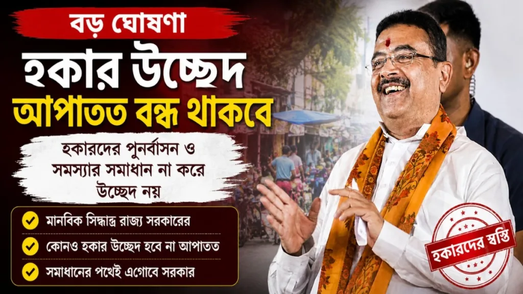 হকারদের জন্য মানবিক মুখ্যমন্ত্রী, পুজো পর্যন্ত উচ্ছেদ নয়, স্বস্তিতে হকার সংগঠন 1 hawker eviction