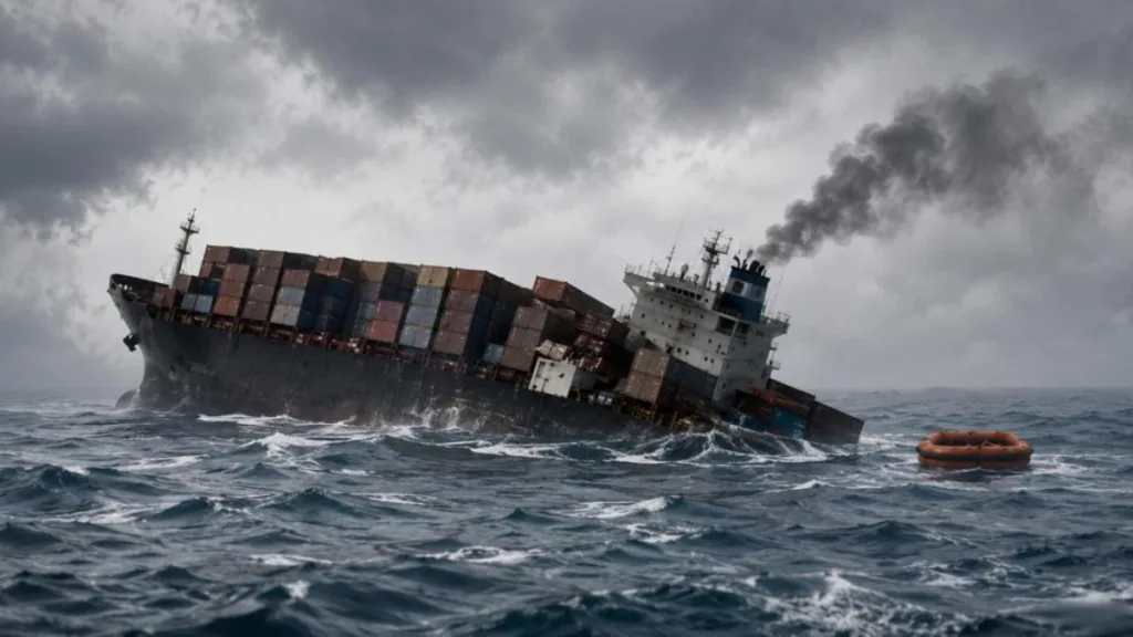 Cargo Ship Sank