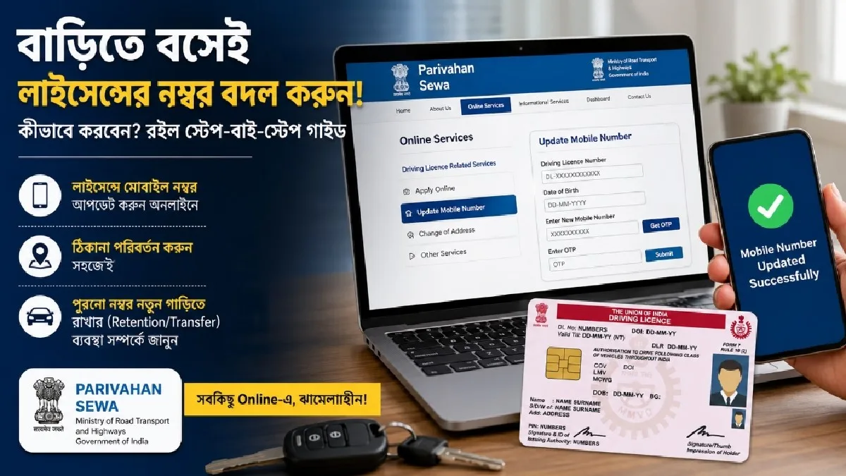 License Mobile Number Change