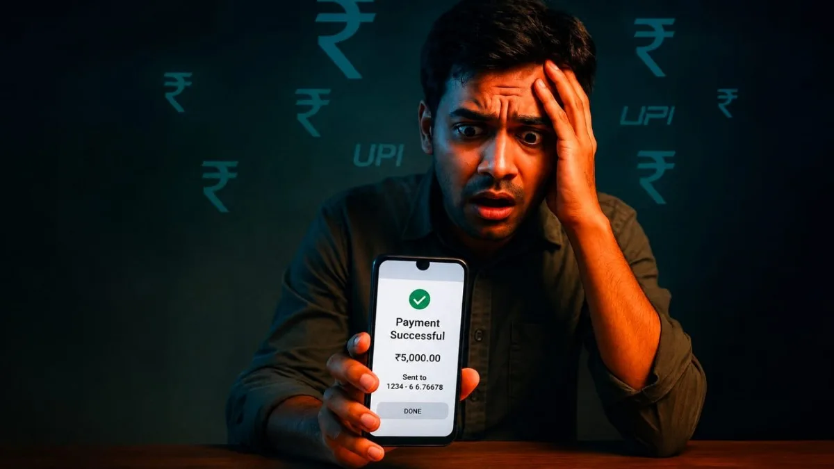 wrong UPI ID payment