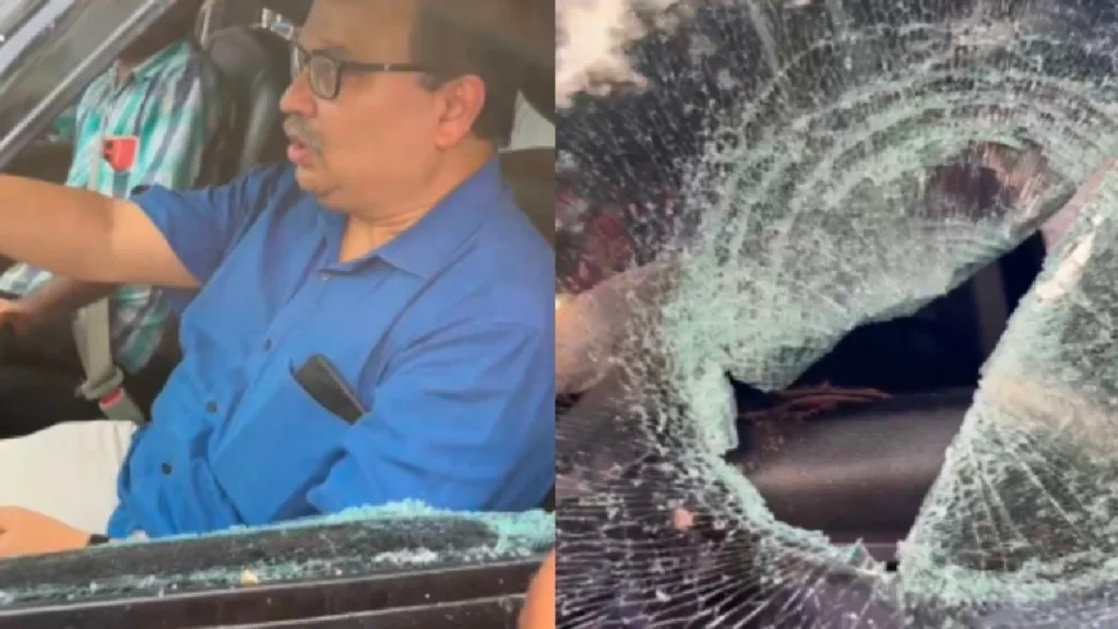 মমতার সভায় যাওয়ার পথে কুণালের গাড়িতে ডিম-পাথর, বিজেপিকে দুষলেন বিধায়ক 1 1000468751