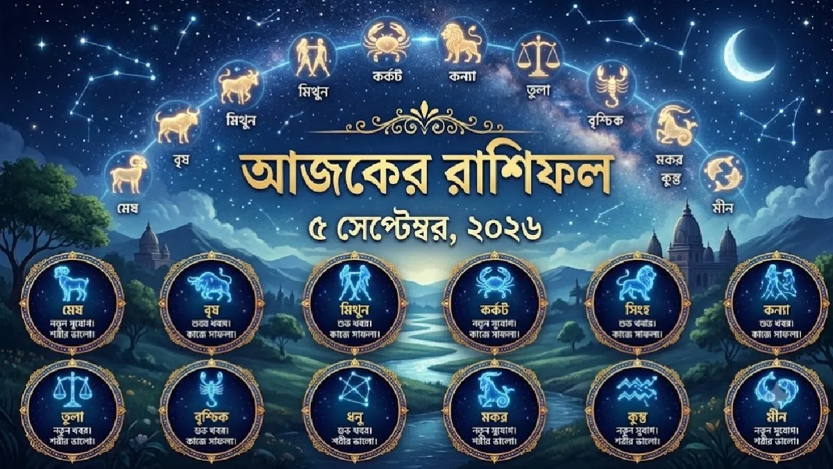 Hindustan News Point | State, National, Sports, Utility News 52 Daily Horoscope 5th September 2026