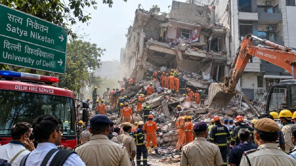 Delhi Building Collapse