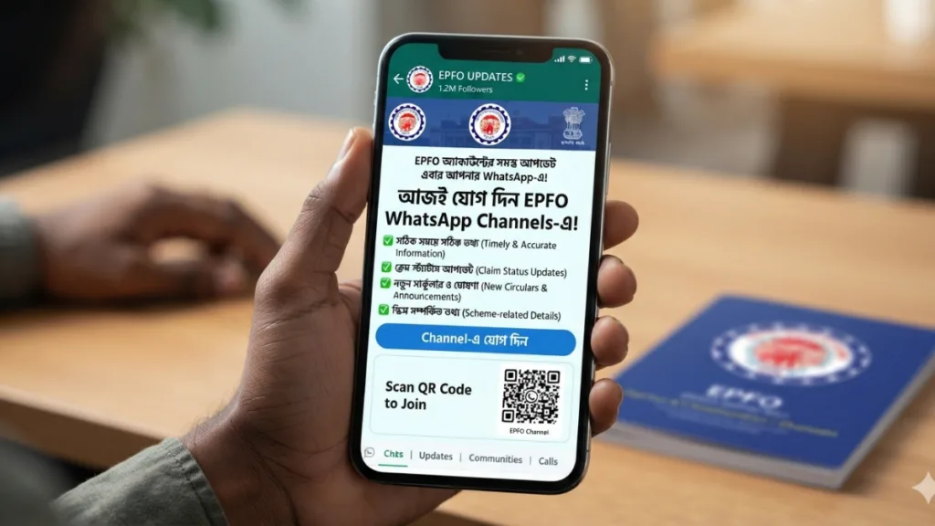 EPFO whatsapp channel