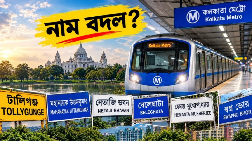 Kolkata Metro Station Name Change