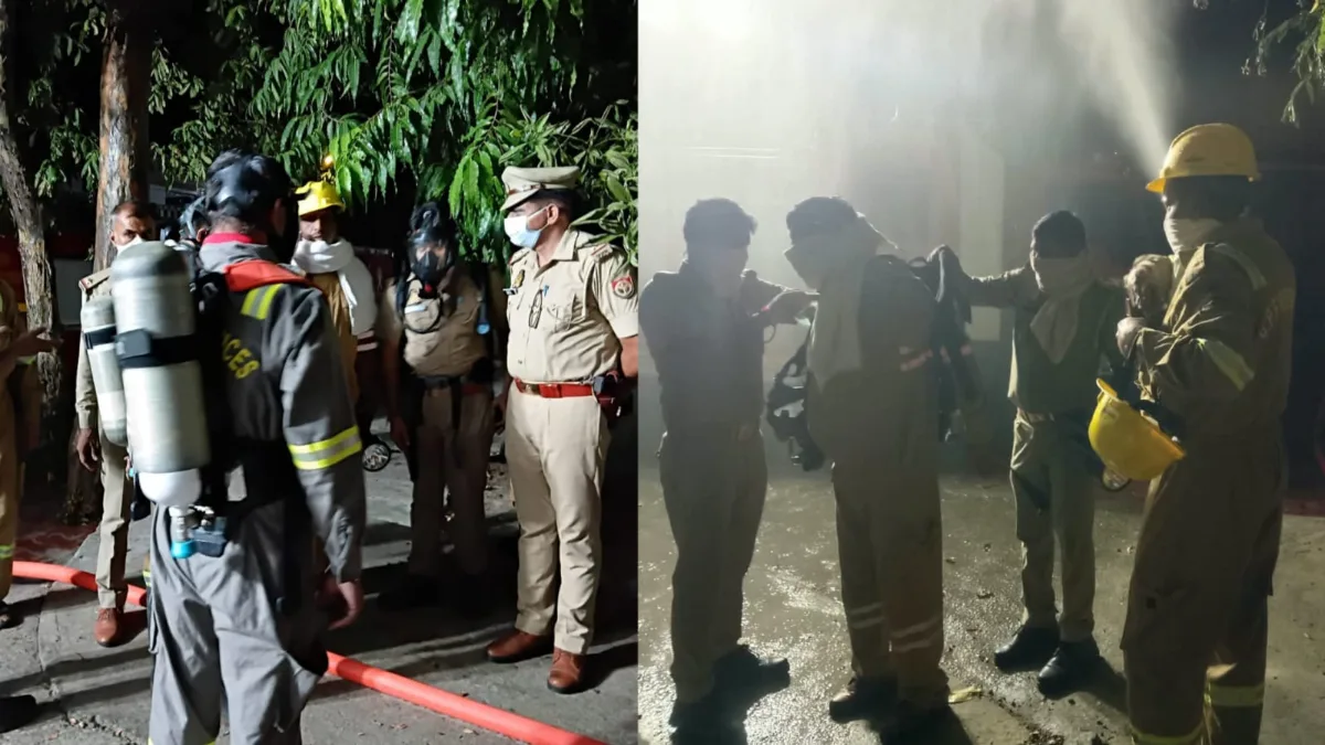 Meerut chlorine Gas Leak