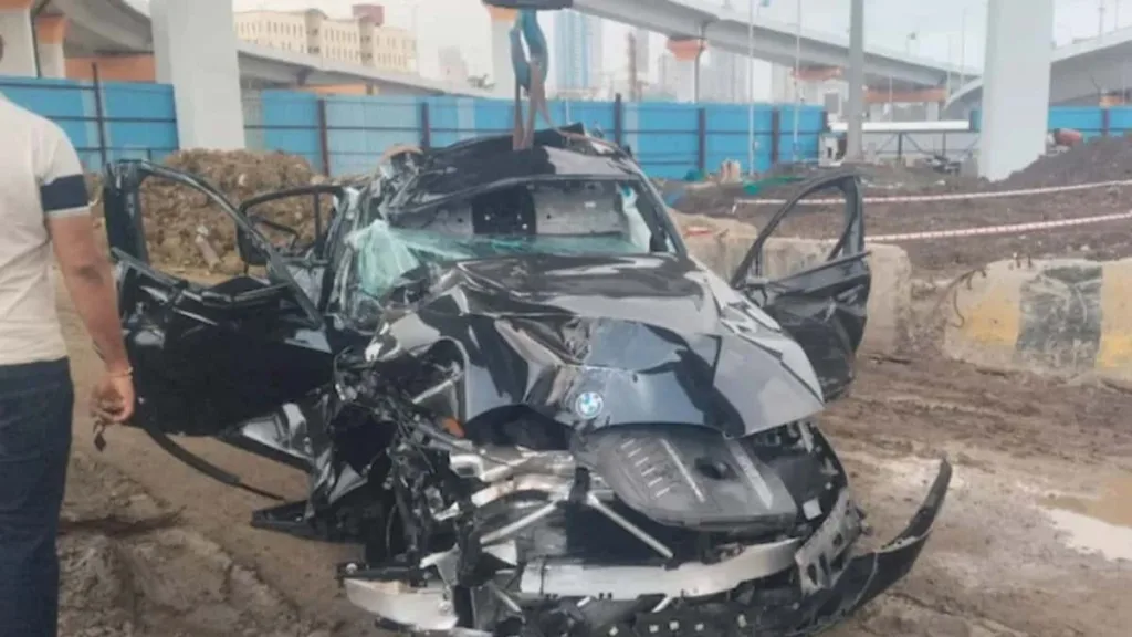 mumbai bmw car accident