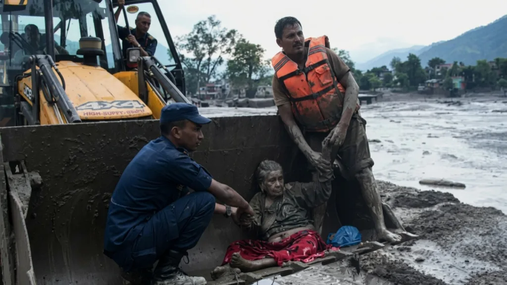 nepal flash floods