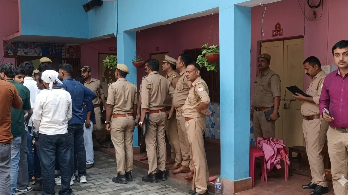 teacher murder at uttarpradesh