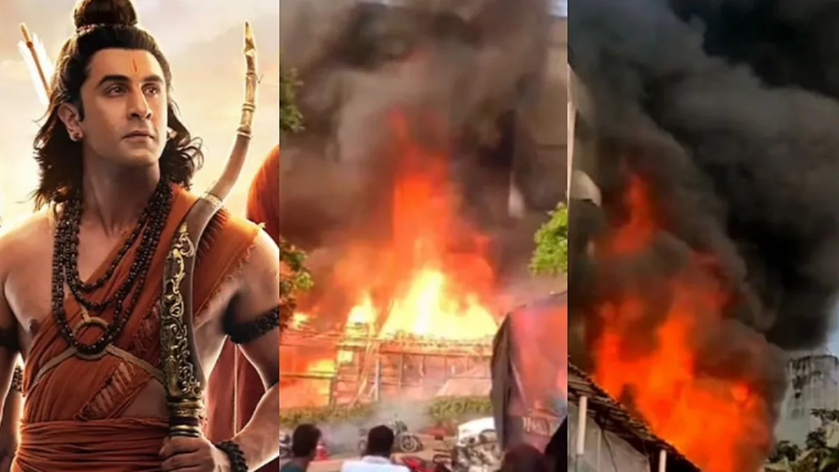 fire at mumbais film city